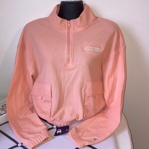 Champion Coral Quarter-Zip Pullover Brand New (color is Peach)